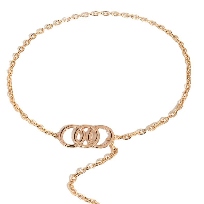 Atmospheric Metal Pendant Waist Chain Women Accessories Atmospheric Metal Pendant Waist Chain Women Accessories