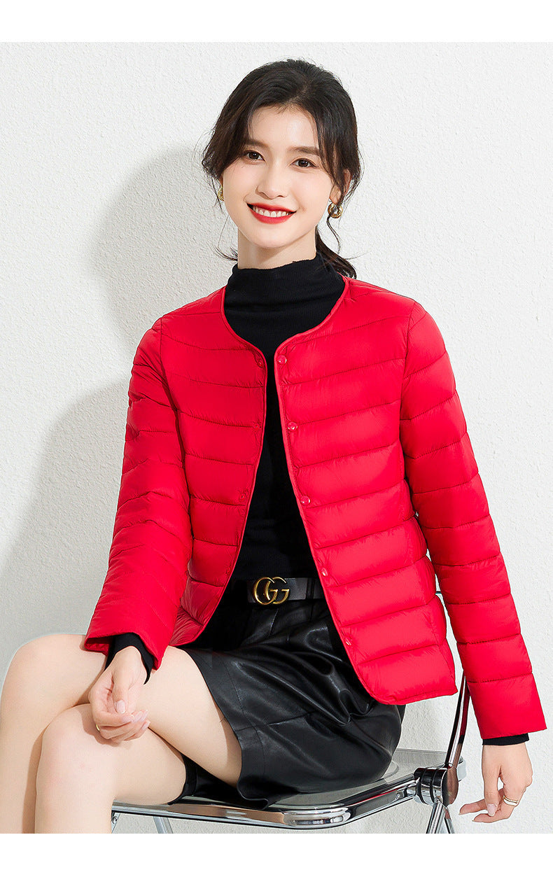 Thin Liner Cotton-padded Jacket Single-breasted Jacket Inner Cotton-padded Jacket Thin Liner Cotton-padded Jacket Single-breasted Jacket Inner Cotton-padded Jacket