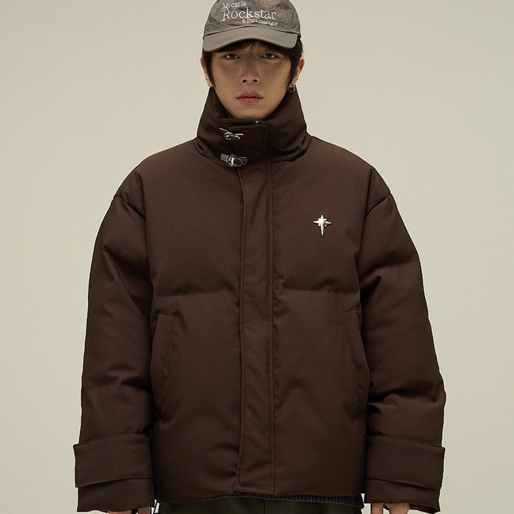 American Retro Down Cotton-padded Jacket For Men American Retro Down Cotton-padded Jacket For Men