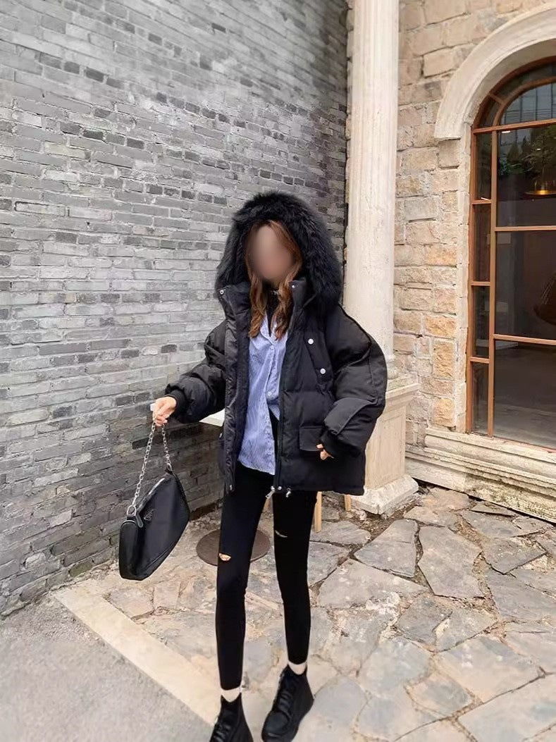 Loose Slimming Parka Coat For Women Loose Slimming Parka Coat For Women