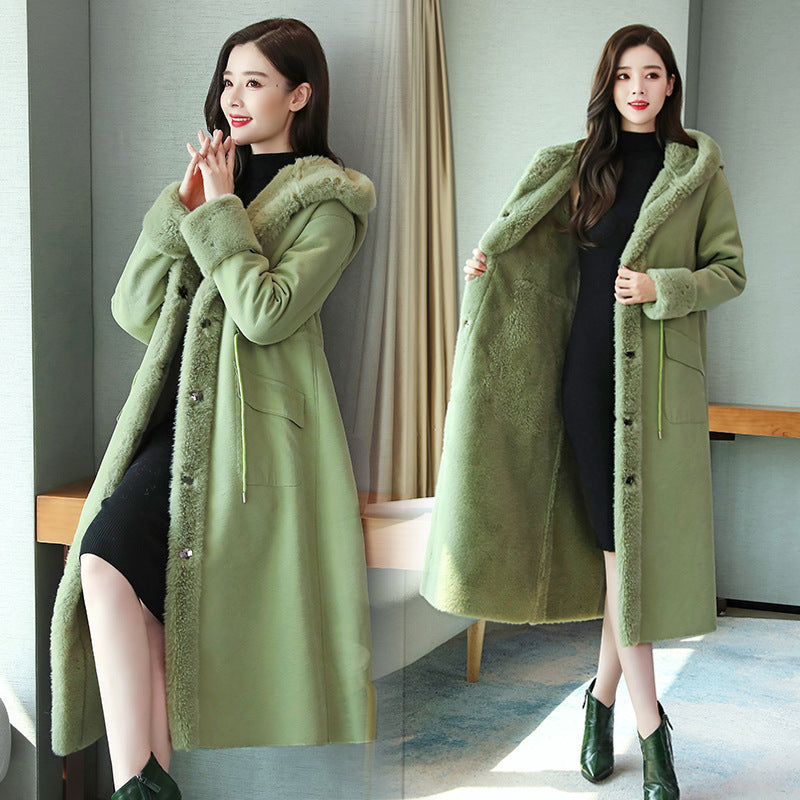Winter Cotton-padded Jacket Fur Coat Women Winter Cotton-padded Jacket Fur Coat Women