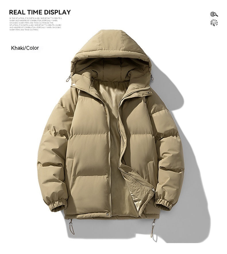 Men's Hoodie Padded Coat Thickened Cotton-padded Clothes Loose Casual Cotton-padded Jacket Men's Hoodie Padded Coat Thickened Cotton-padded Clothes Loose Casual Cotton-padded Jacket