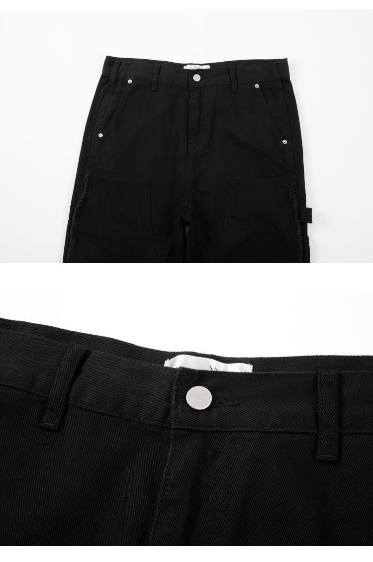 High Street Straight Leg Skinny Jeans Men Black And White High Street Straight Leg Skinny Jeans Men Black And White