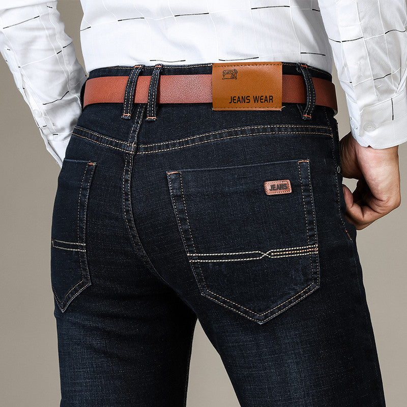 Men's Stretch Slim Straight Business Casual Jeans Men's Stretch Slim Straight Business Casual Jeans