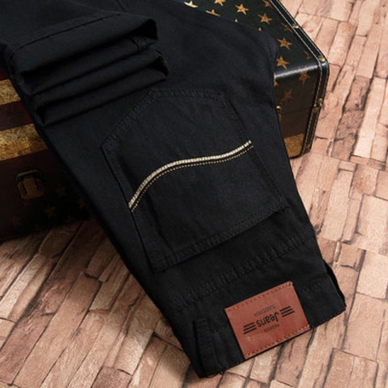 Loose Straight Casual Work Stretch Jeans For Men Loose Straight Casual Work Stretch Jeans For Men