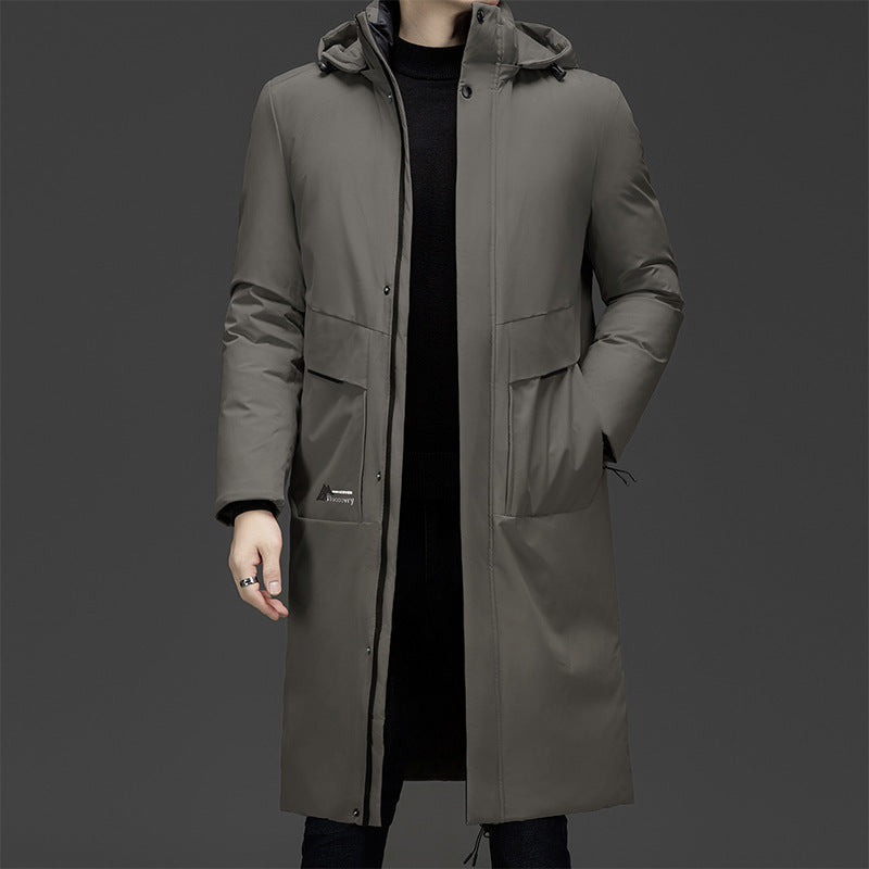 Middle-aged And Elderly Men's Down Cotton-padded Jacket Youth Daddy Outfit Middle-aged And Elderly Men's Down Cotton-padded Jacket Youth Daddy Outfit