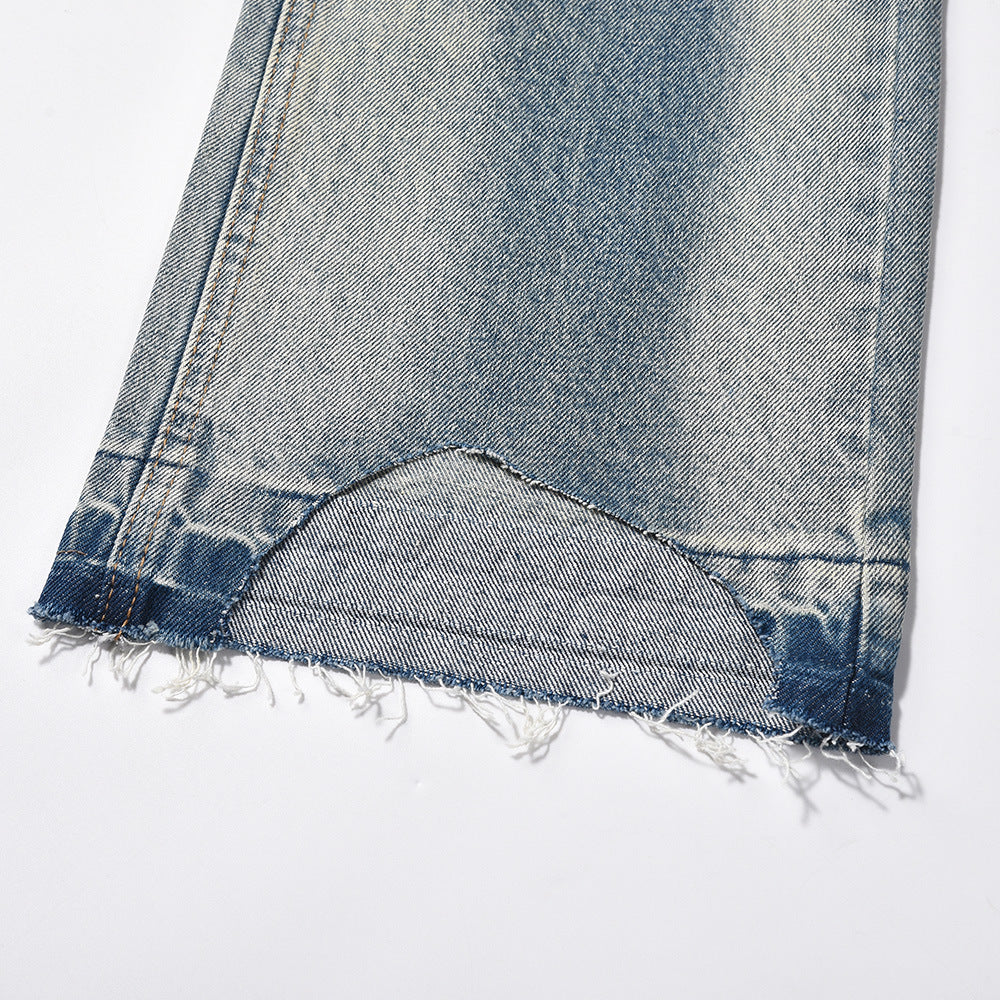 Washed Dirty Ripped Jeans For Men Washed Dirty Ripped Jeans For Men
