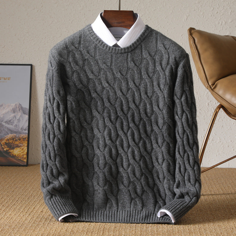 Round Neck Sweater Casual Bottoming Men's Shirt Round Neck Sweater Casual Bottoming Men's Shirt