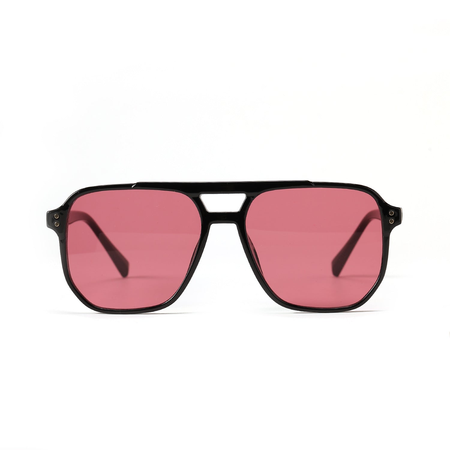 Square Double Beam Fashion Black Sunglasses For Women Square Double Beam Fashion Black Sunglasses For Women