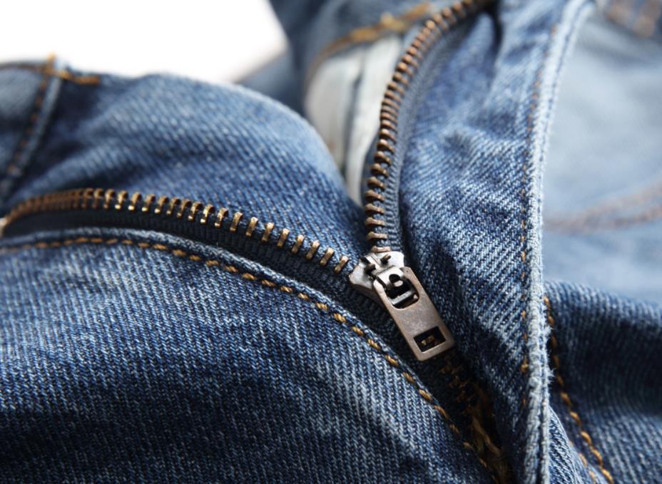 Men's Classic Blue With Holes Jeans Men's Classic Blue With Holes Jeans