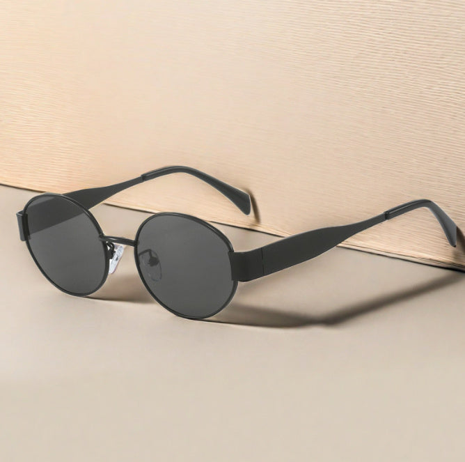 Oval Sunglasses Women's Metal Vintage Sunglasses Oval Sunglasses Women's Metal Vintage Sunglasses