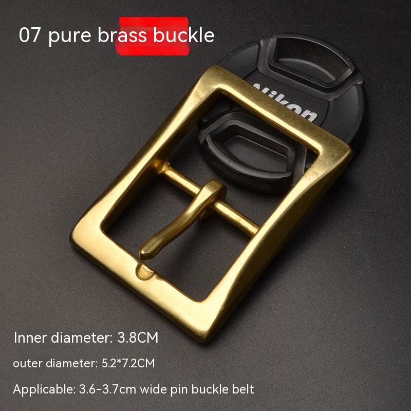 Casual Men Solid Brass Belt Buckle Accessories Casual Men Solid Brass Belt Buckle Accessories