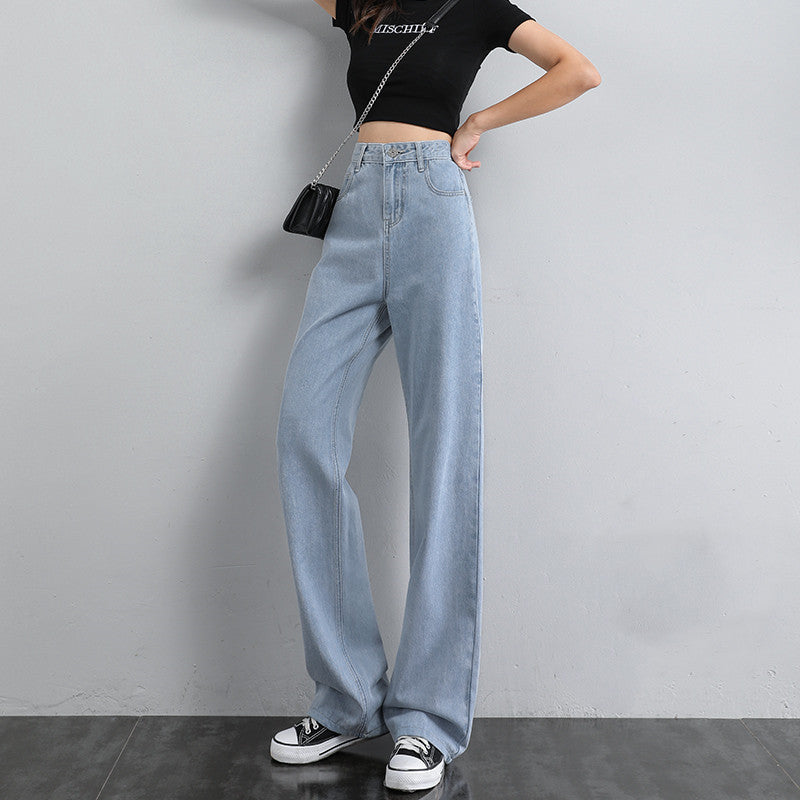 Women Wide Leg Jeans Summer Thin Section Women Wide Leg Jeans Summer Thin Section