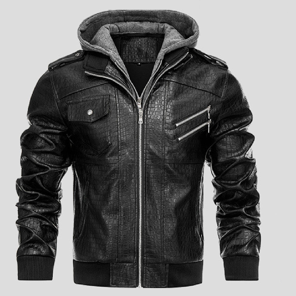 Fashion Personality PU Leather Coat For Men Fashion Personality PU Leather Coat For Men