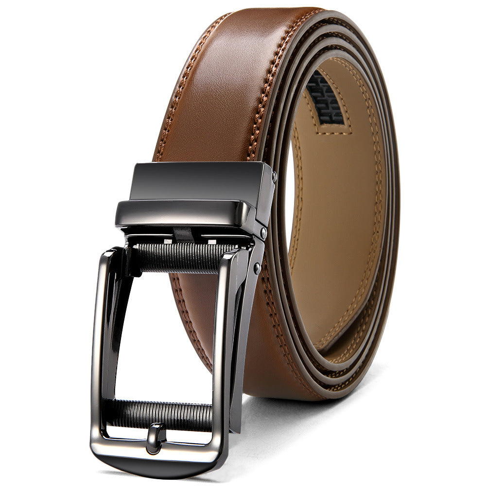 Reprint Anti-pull Alloy Automatic Buckle Belt Men Reprint Anti-pull Alloy Automatic Buckle Belt Men