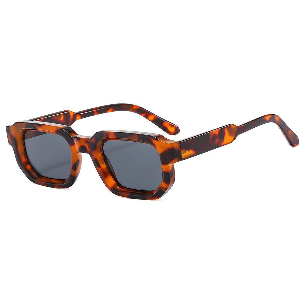 Retro Square Thick Small Frame Fashion Sunglasses For Women Retro Square Thick Small Frame Fashion Sunglasses For Women