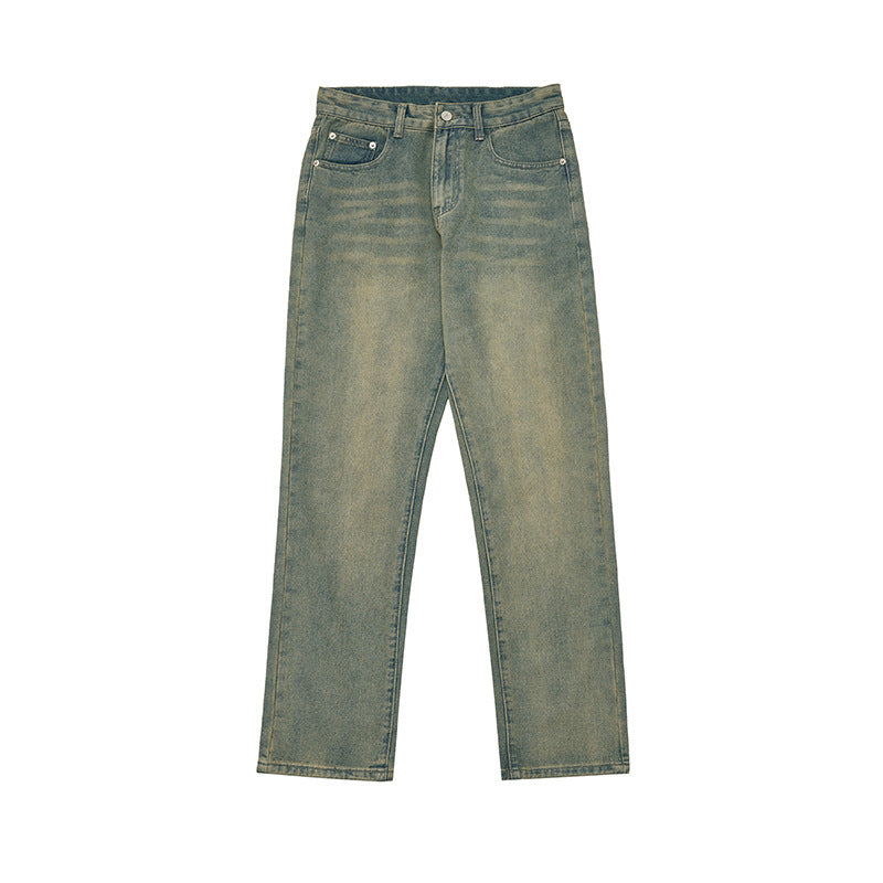 Retro Slim-fitting Fashion Brand Jeans Casual Straight-leg Jeans For Men Retro Slim-fitting Fashion Brand Jeans Casual Straight-leg Jeans For Men