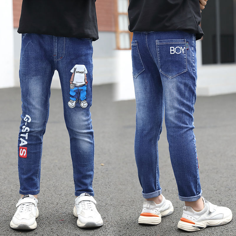 Boys Jeans Autumn And Winter New One-piece Velvet Boys Jeans Autumn And Winter New One-piece Velvet