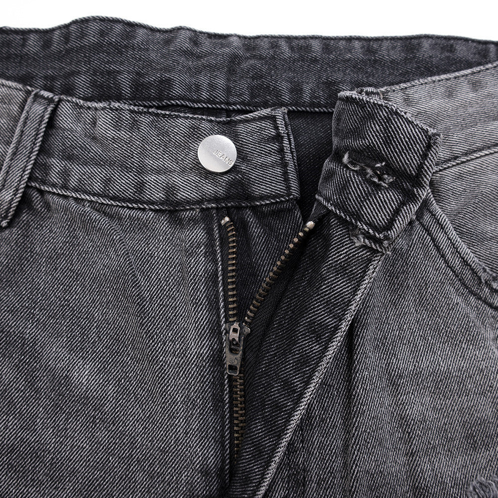Fashion Personalized Washed Ripped Jeans For Men Fashion Personalized Washed Ripped Jeans For Men