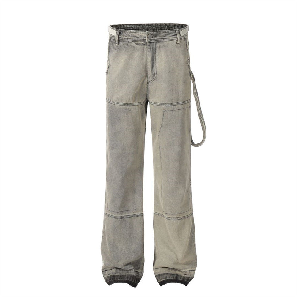 Spray Paint Distressed Dirty Jeans For Men Spray Paint Distressed Dirty Jeans For Men