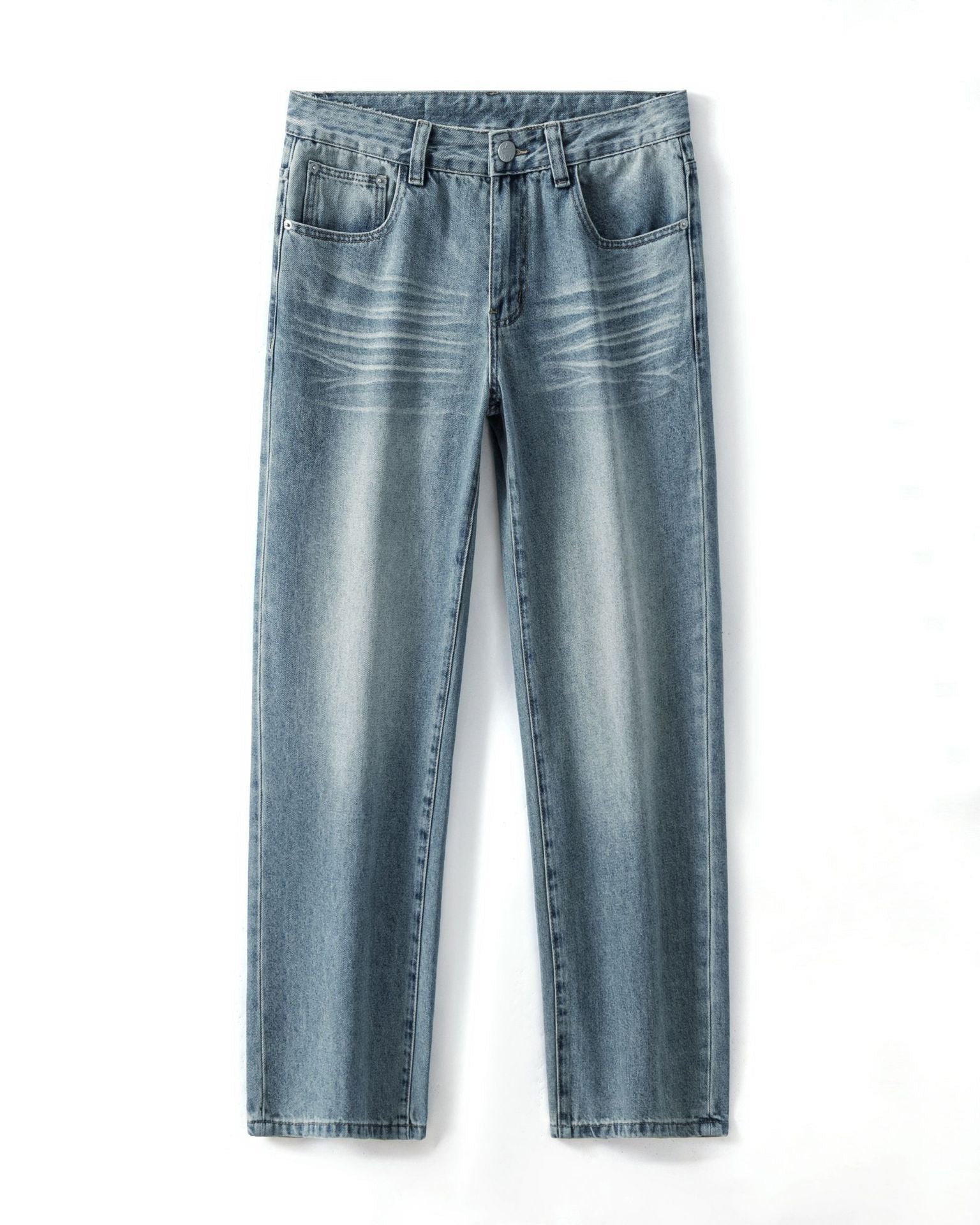 American All-match Jeans With Whiskers Men American All-match Jeans With Whiskers Men