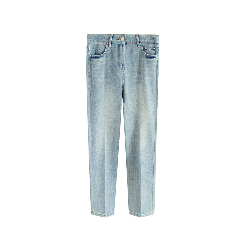 Versatile Casual Small Leg Cropped Jeans For Men Versatile Casual Small Leg Cropped Jeans For Men