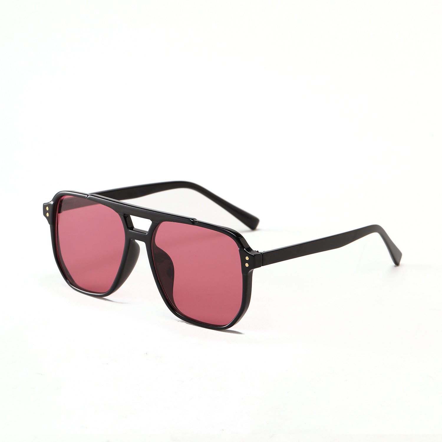 Square Double Beam Fashion Black Sunglasses For Women Square Double Beam Fashion Black Sunglasses For Women