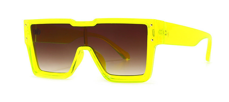 Oversized One Lens Square Sunglasses Fashion Men Women Oversized One Lens Square Sunglasses Fashion Men Women