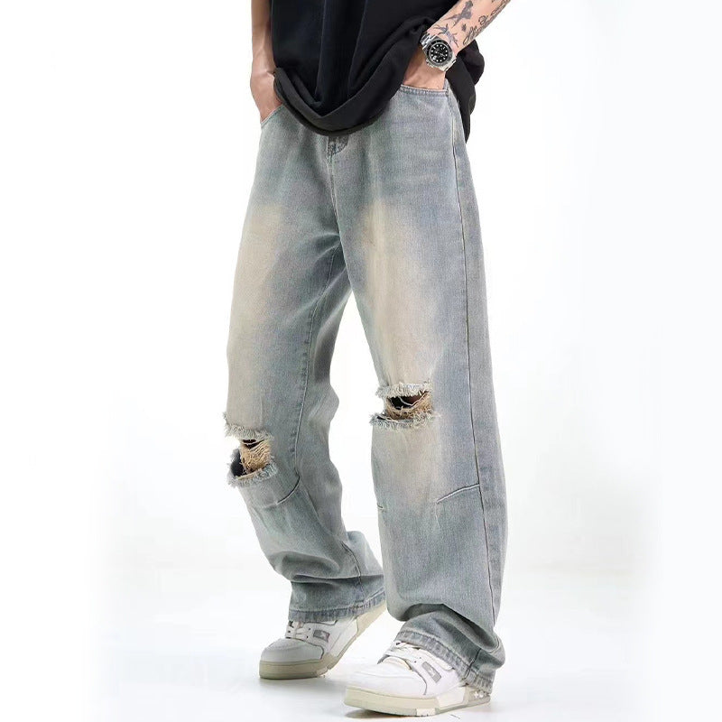 Basic All-matching Loose Straight Slimming Hiphop Pants Basic All-matching Loose Straight Slimming Hiphop Pants