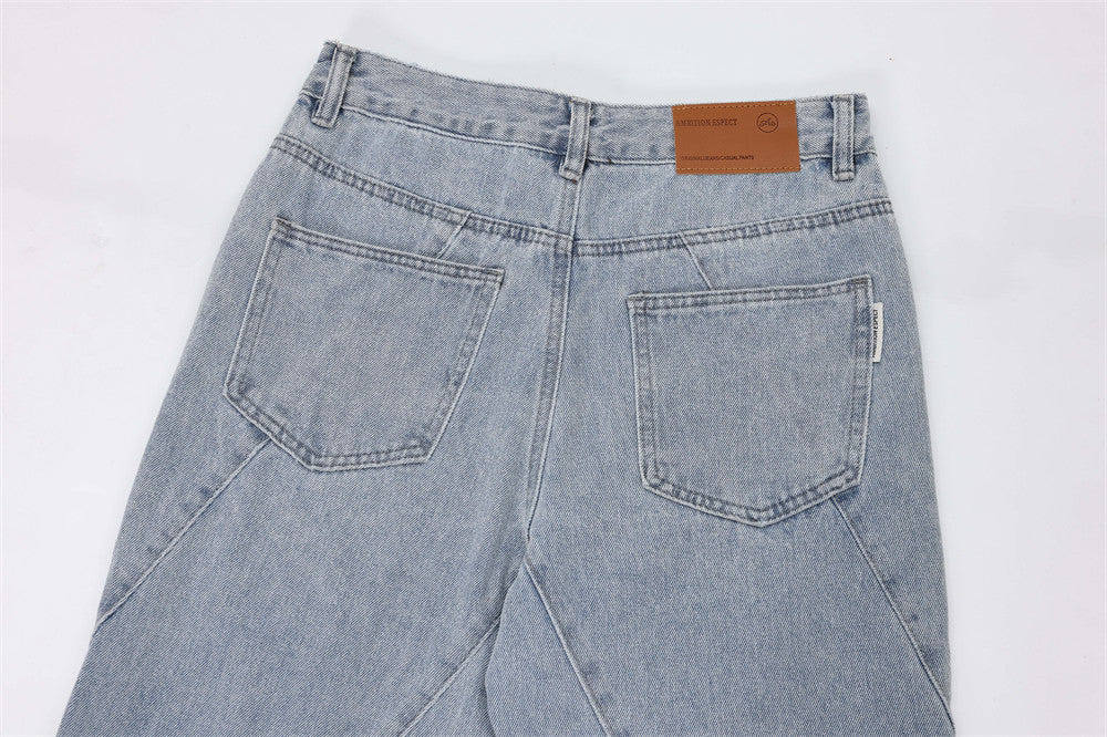 Heavy Industry Washed And Worn Jeans Men Heavy Industry Washed And Worn Jeans Men