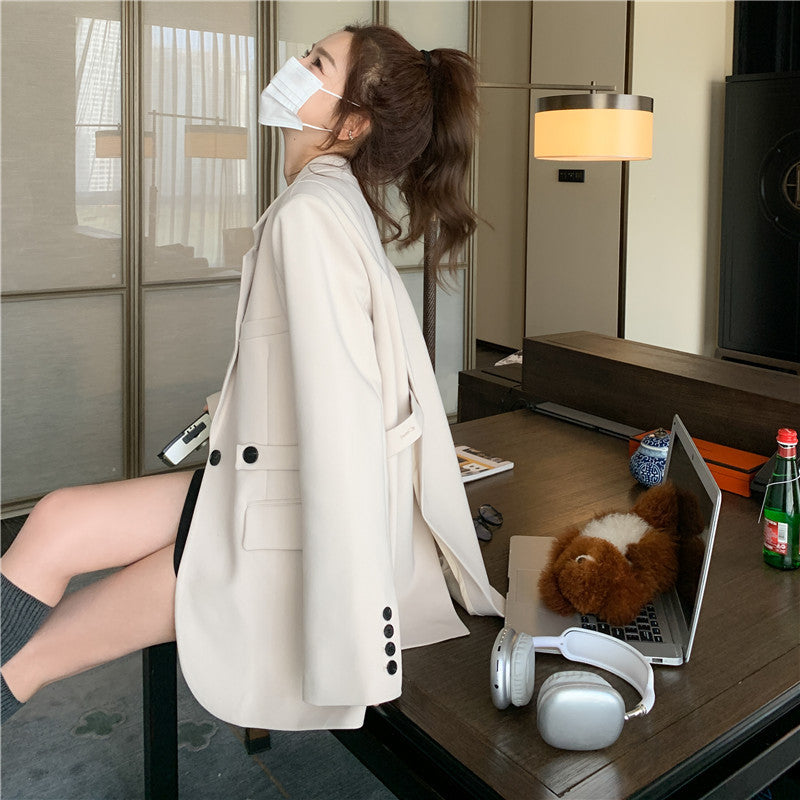 Casual Loose Fitting Suit Jacket For Women Casual Loose Fitting Suit Jacket For Women