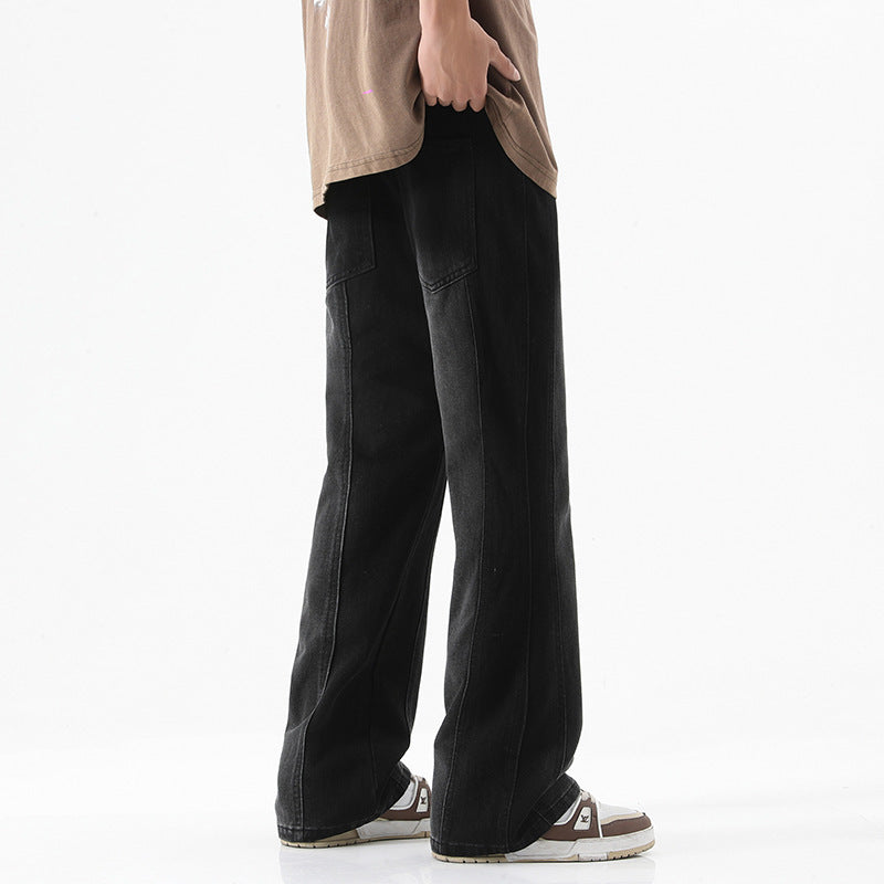 American Fashion Personality Stitching Jeans Men American Fashion Personality Stitching Jeans Men