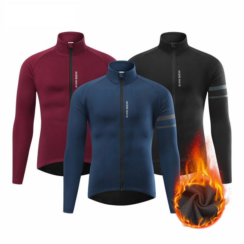 Men's Outdoor Off-road Mountain Sports Fleece Cycling Clothing Men's Outdoor Off-road Mountain Sports Fleece Cycling Clothing