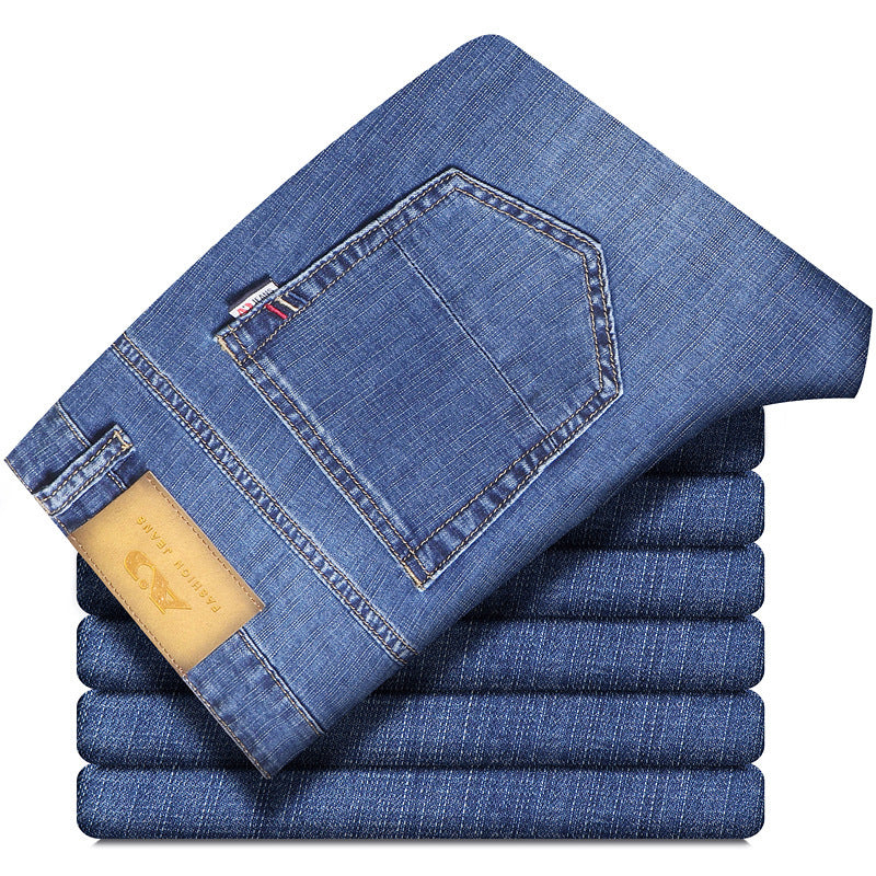 Men's Loose Straight Leg Summer Jeans Men's Loose Straight Leg Summer Jeans