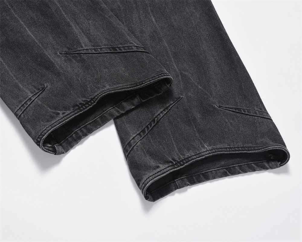 Bright White Jeans Baggy Straight Trousers Men Bright White Jeans Baggy Straight Trousers Men