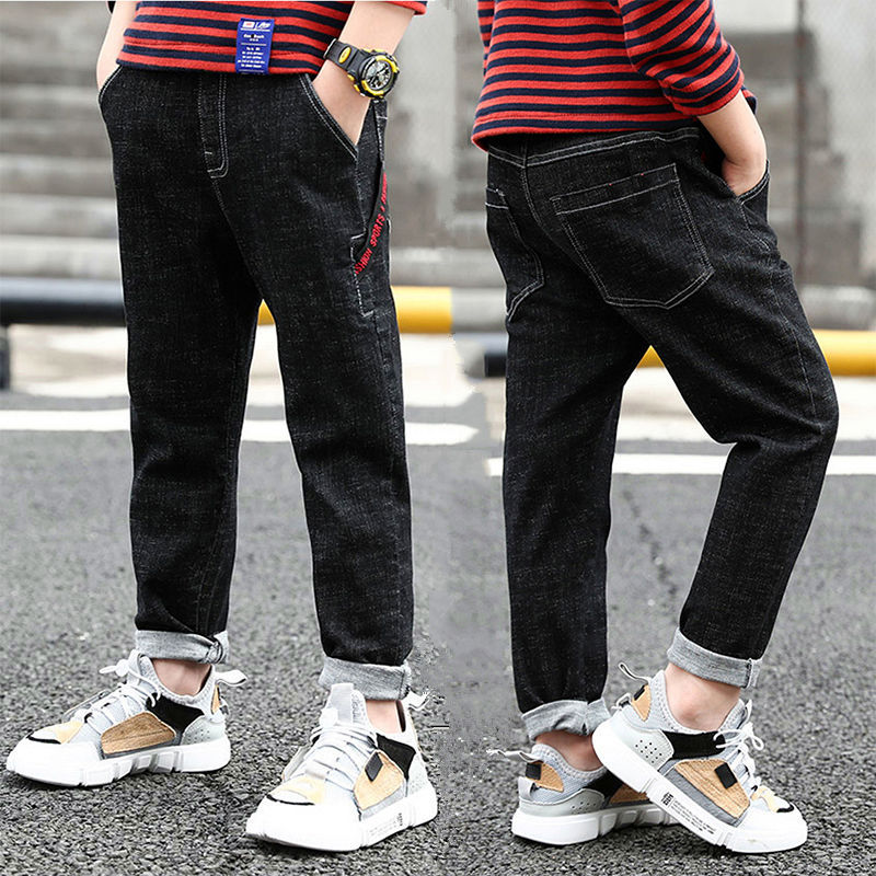 Boys Jeans Autumn And Winter New One-piece Velvet Boys Jeans Autumn And Winter New One-piece Velvet