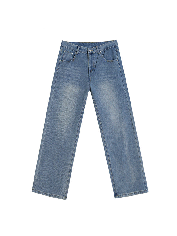 Fashion Personality Retro Washed Jeans Men Fashion Personality Retro Washed Jeans Men