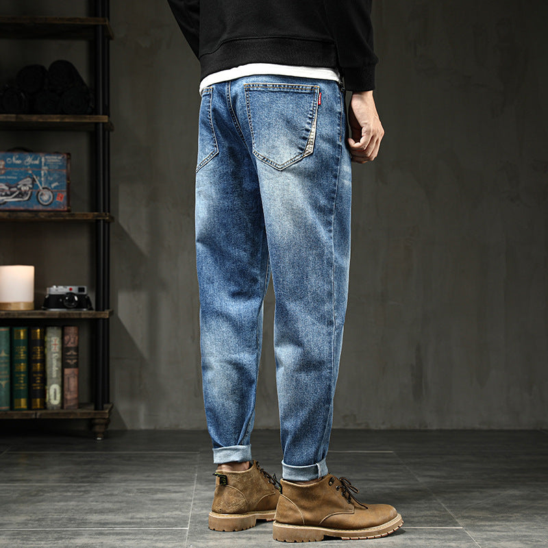 Jeans Loose Plus Fat Plus Size Harem Trousers Stretch Feet Jeans Men Jeans Loose Plus Fat Plus Size Harem Trousers Stretch Feet Jeans Men