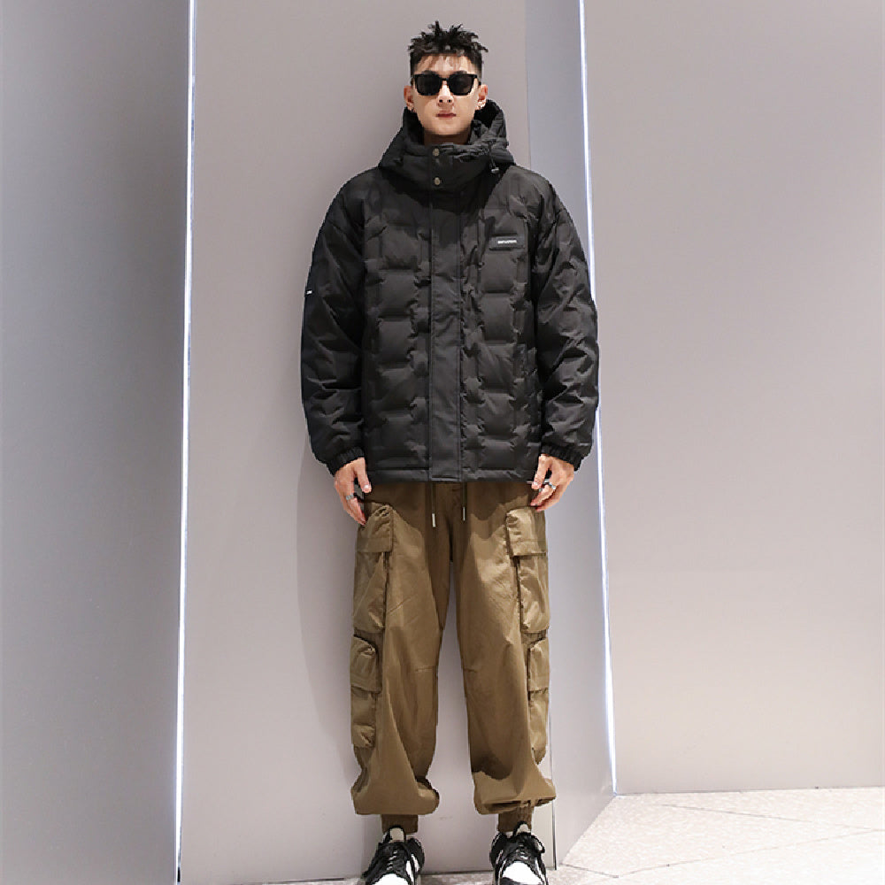 90 White Duck Down Men's Down Jacket Cold-resistant Warm 90 White Duck Down Men's Down Jacket Cold-resistant Warm