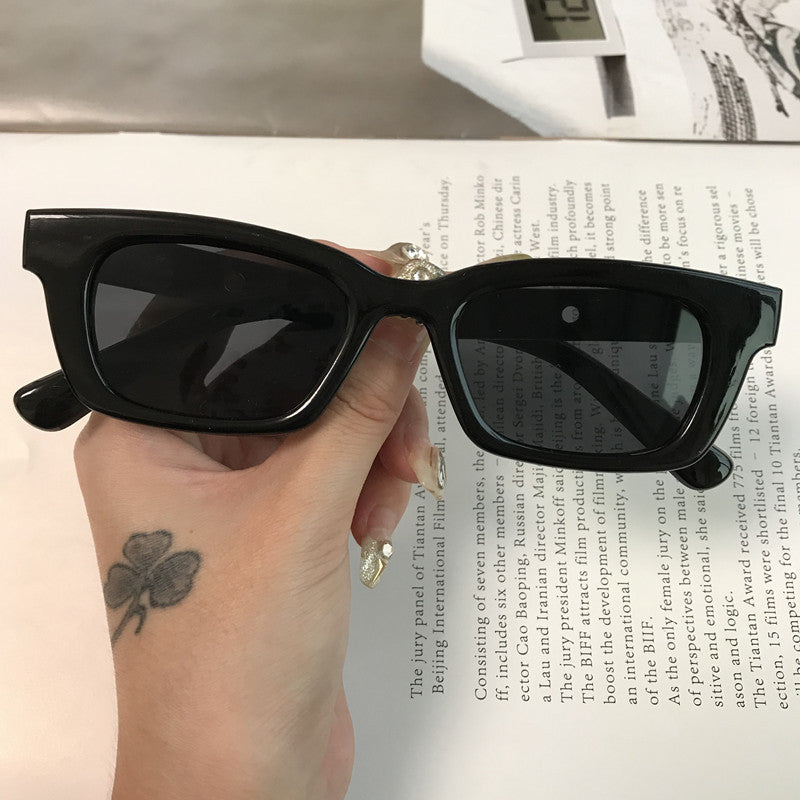 Square Sunglasses Men And Women With The Same Sunglasses Trend Retro Korean Ins Net Red Street Shooting Glasses Square Sunglasses Men And Women With The Same Sunglasses Trend Retro Korean Ins Net Red Street Shooting Glasses