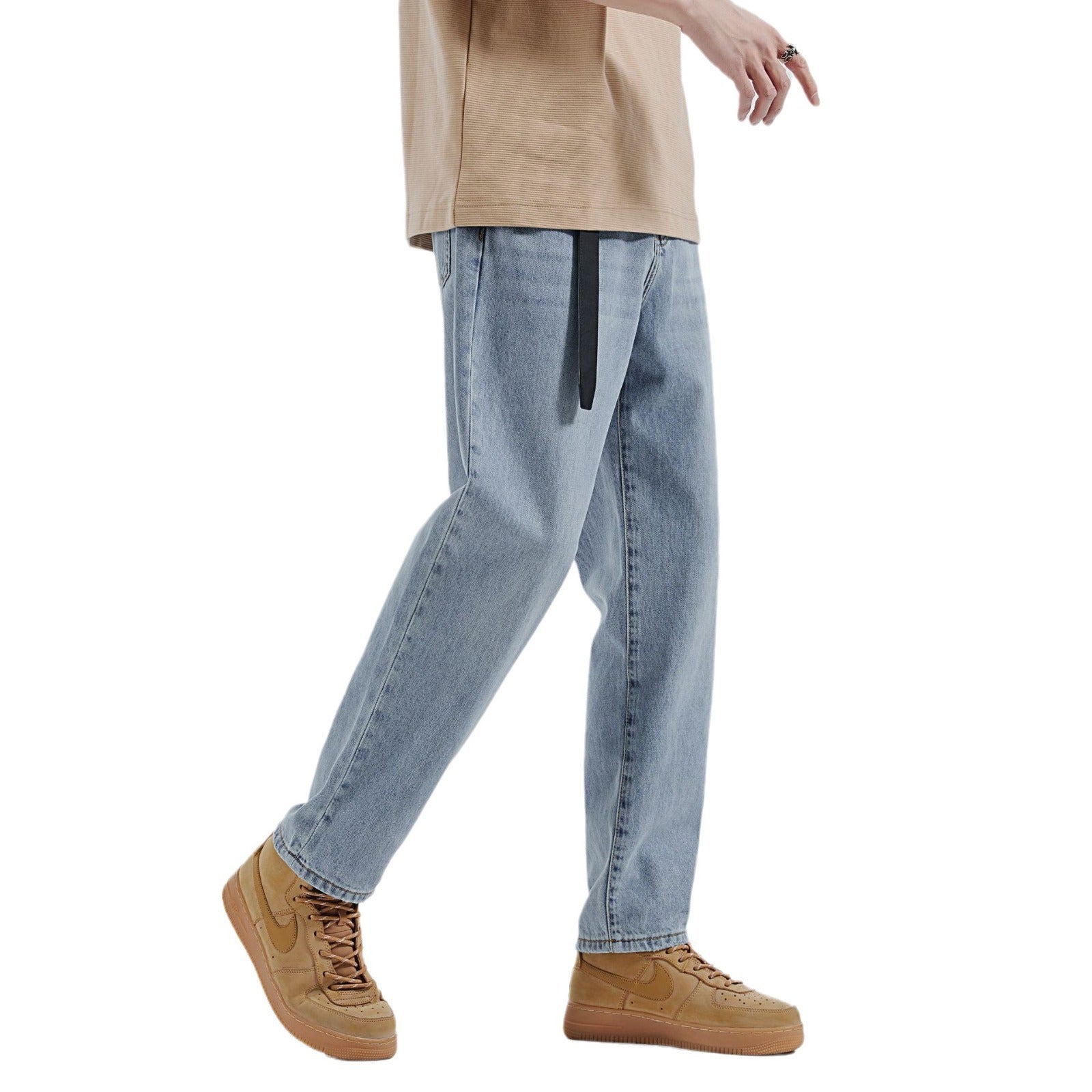 Men's Japanese Loose Retro Easy Matching Casual Jeans Men's Japanese Loose Retro Easy Matching Casual Jeans