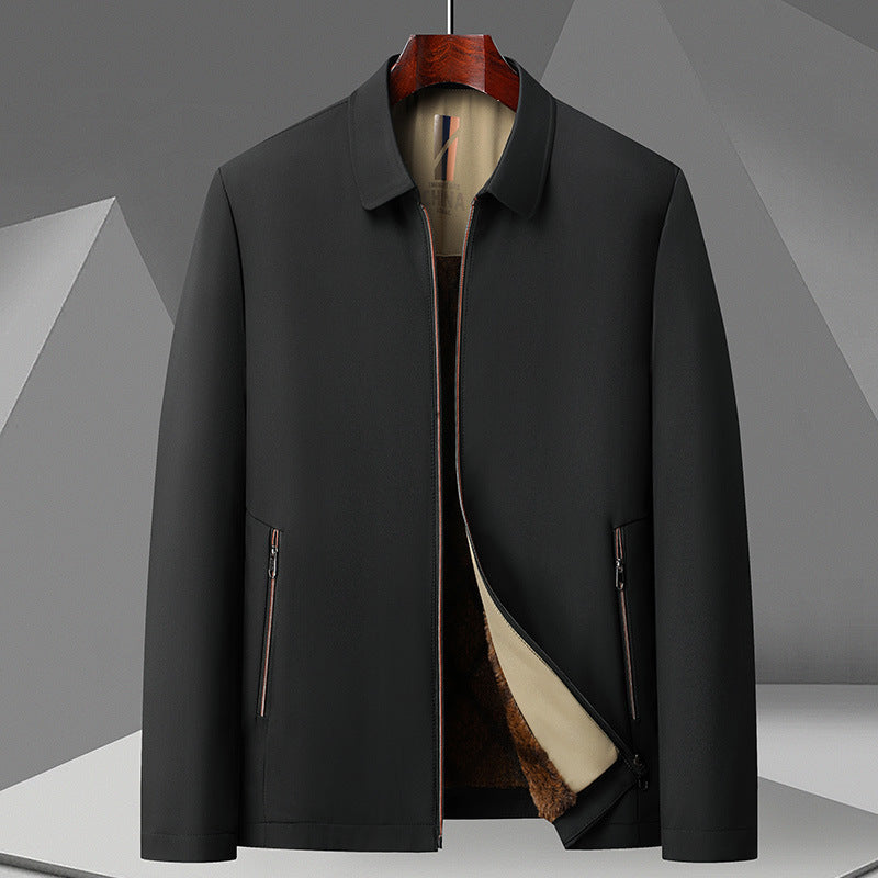 Fall Winter Men Fleece Padded Jacket Fall Winter Men Fleece Padded Jacket