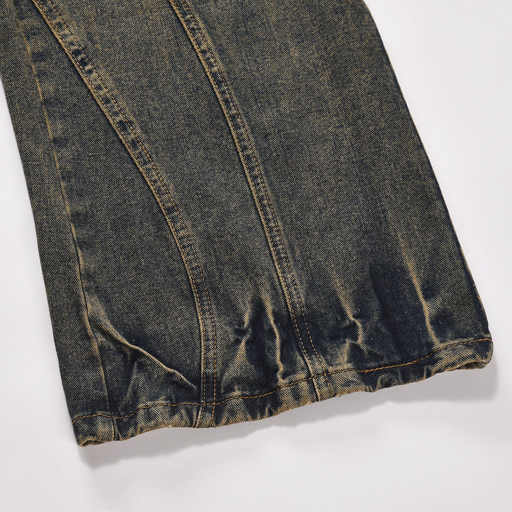 Fashion Personality Wide Leg Jeans Men Fashion Personality Wide Leg Jeans Men