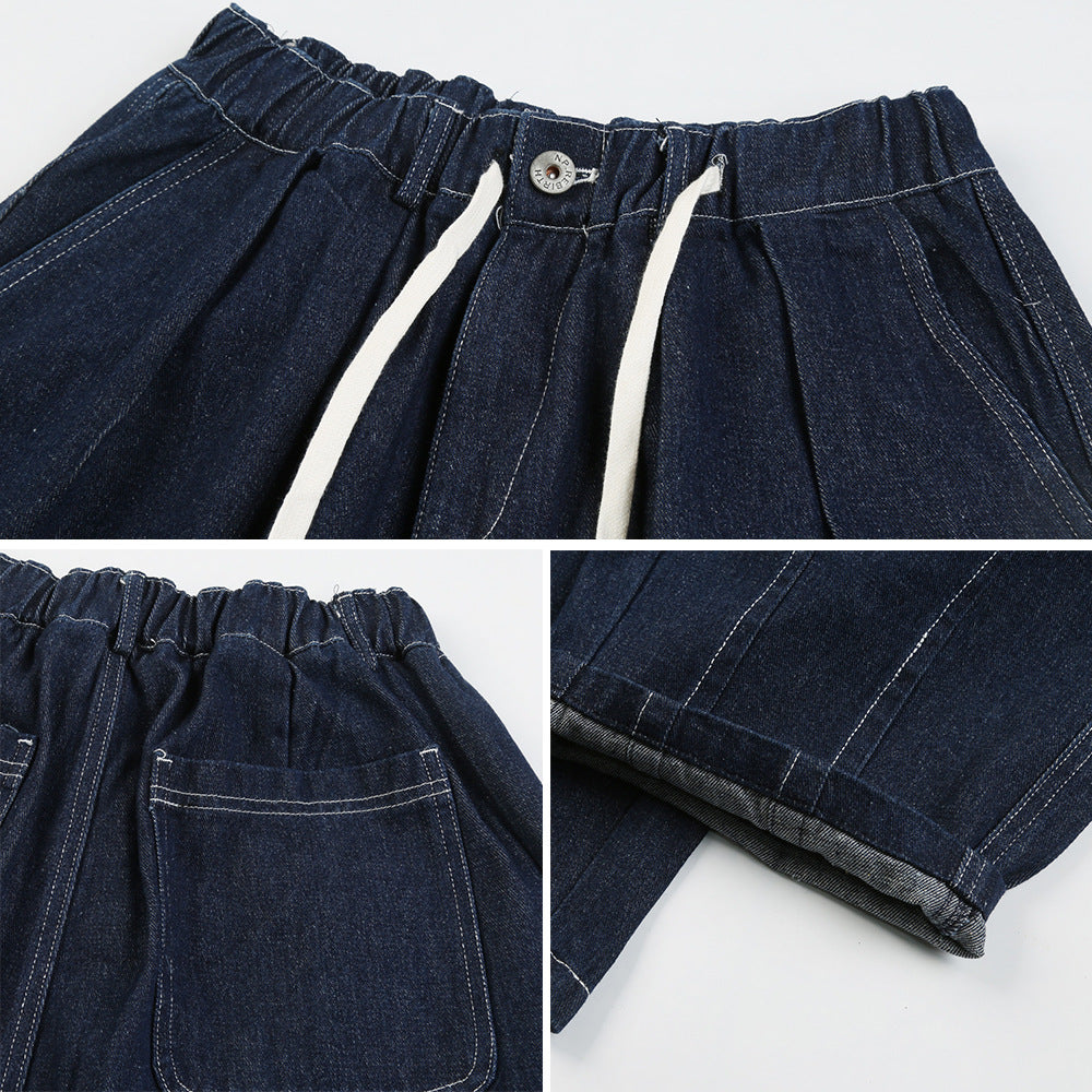 Tapered Wide-leg Workwear Jeans For Men Tapered Wide-leg Workwear Jeans For Men