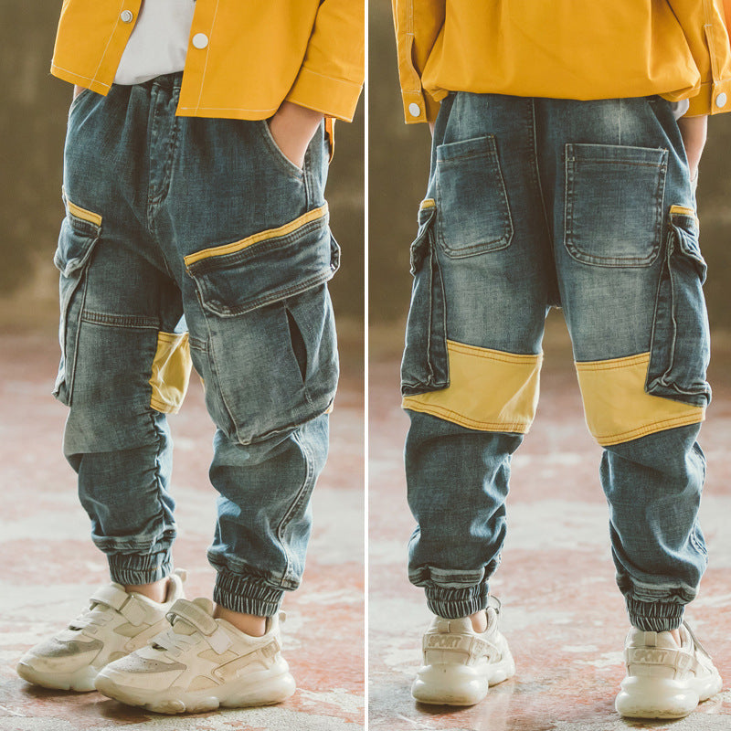 Boys Spring And Autumn Jeans Boys Spring And Autumn Jeans