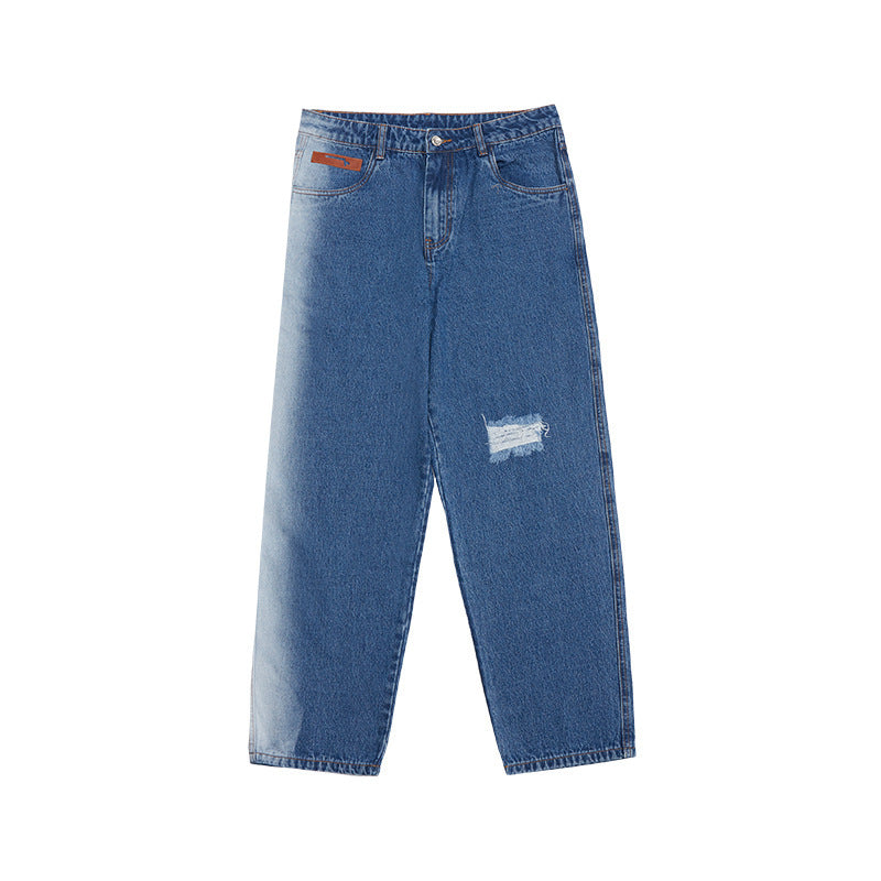 Men's Loose Hole Pocket Jeans Men's Loose Hole Pocket Jeans