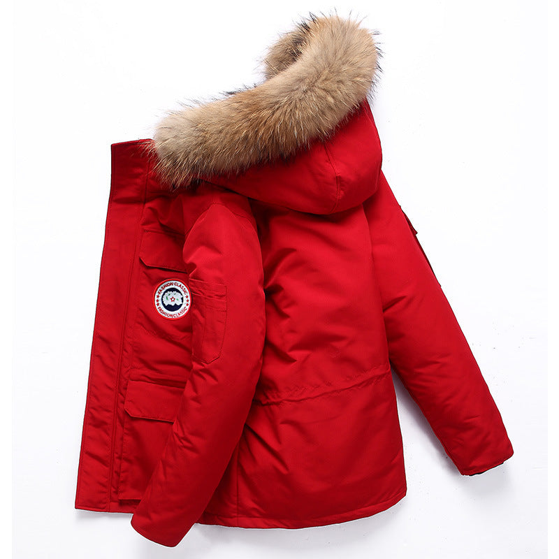 Winter Men's Mid-length Couple Outdoor Winter Men's Mid-length Couple Outdoor