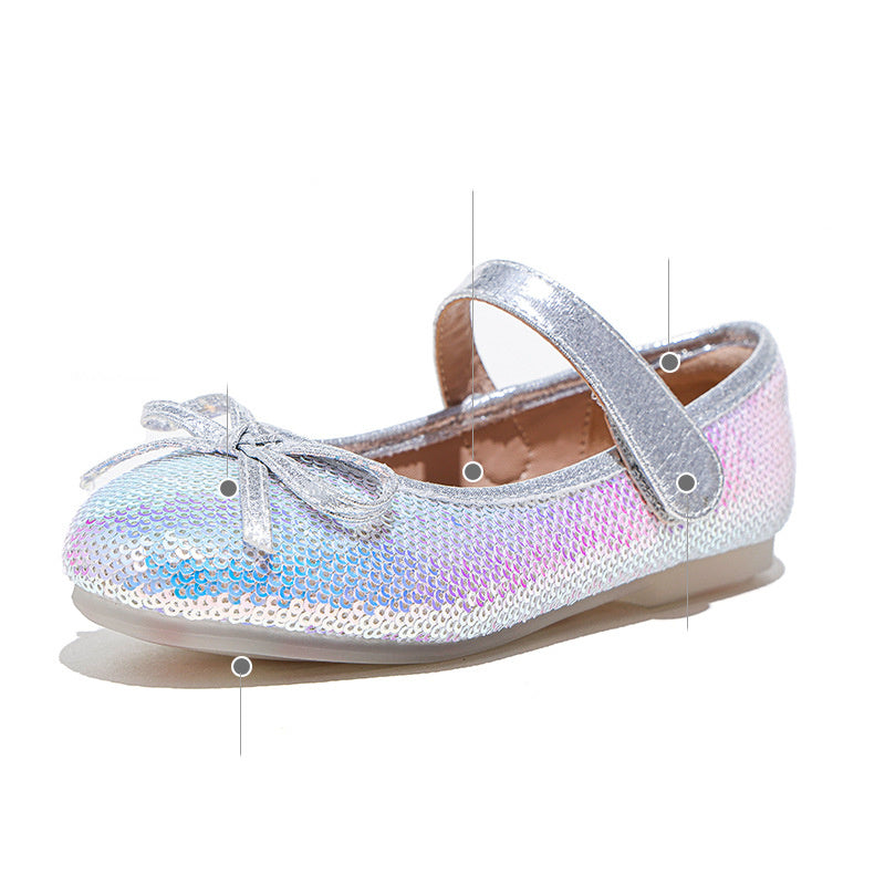 Big Kids Sequined Princess Shoes With Soft Sole Big Kids Sequined Princess Shoes With Soft Sole