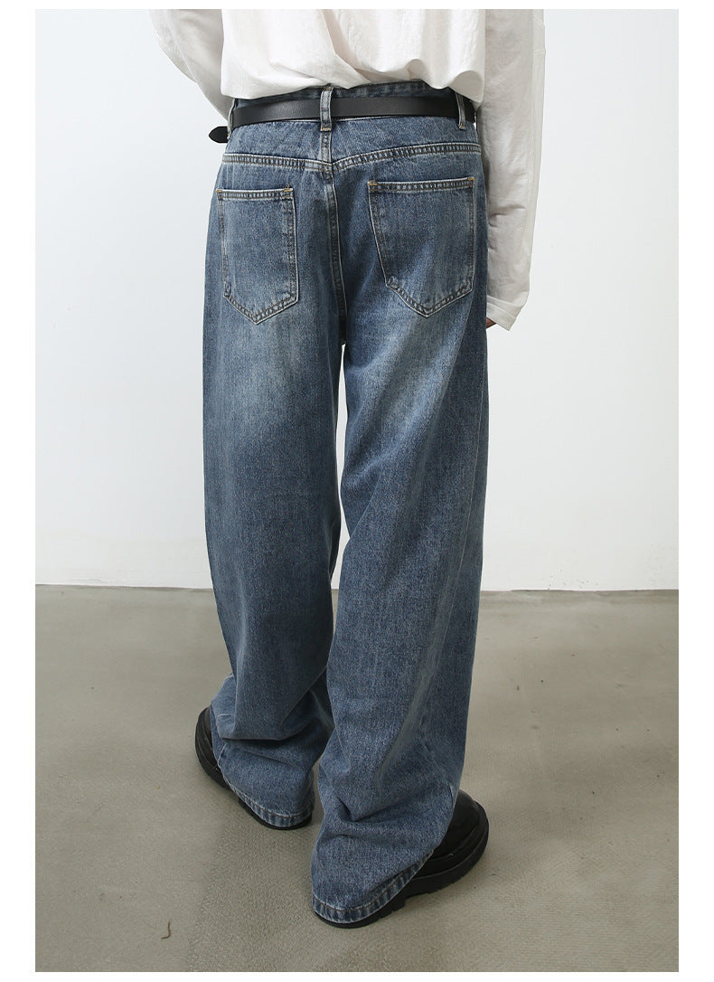 Vintage Jeans Men's Special-interest Design Pants Vintage Jeans Men's Special-interest Design Pants