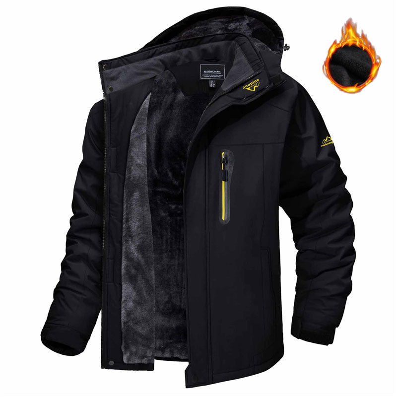 Winter Long Sleeved Windproof Ski Jacket Down Winter Long Sleeved Windproof Ski Jacket Down